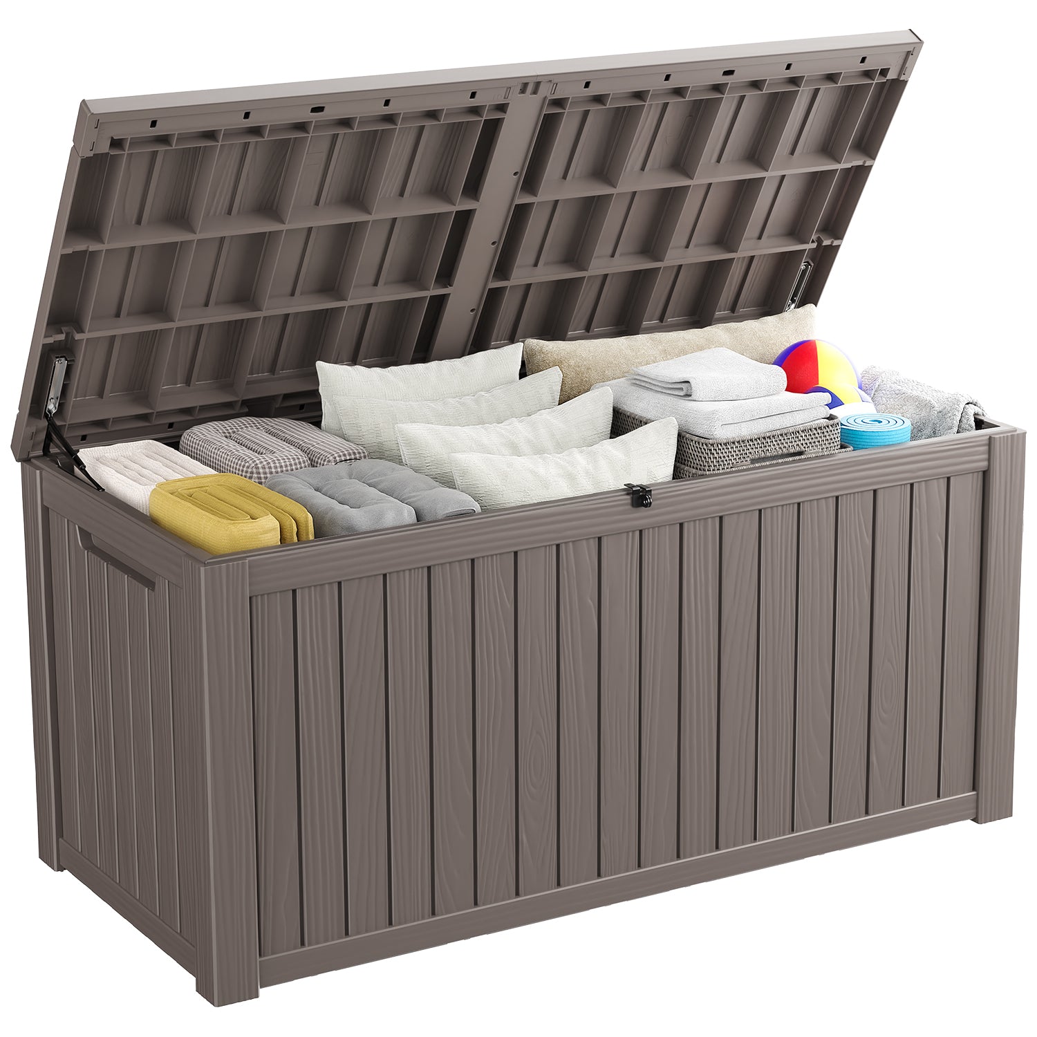 VBAL  180 Gallon recyclable eco-friendly resin material storage Deck Box
