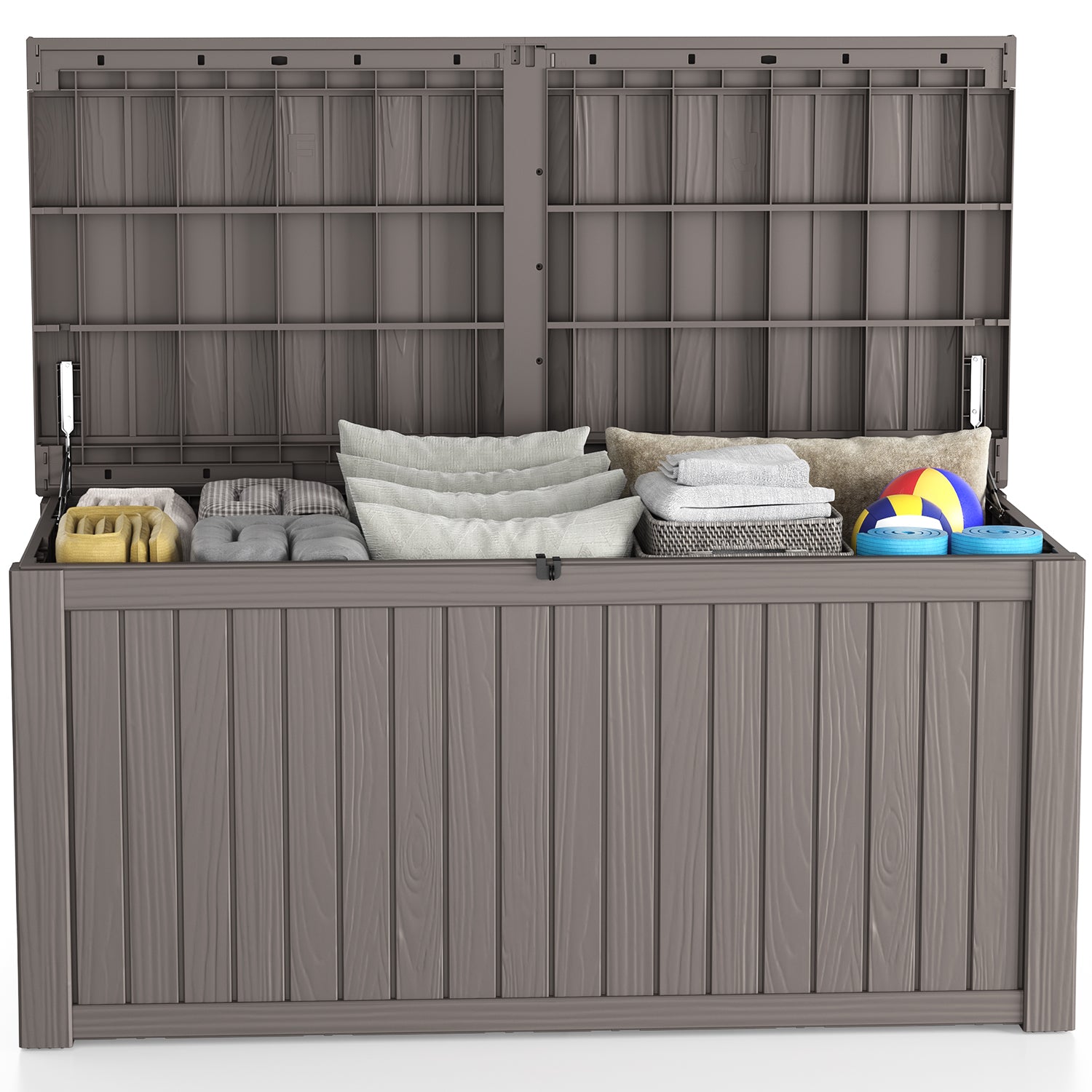 VBAL  180 Gallon recyclable eco-friendly resin material storage Deck Box